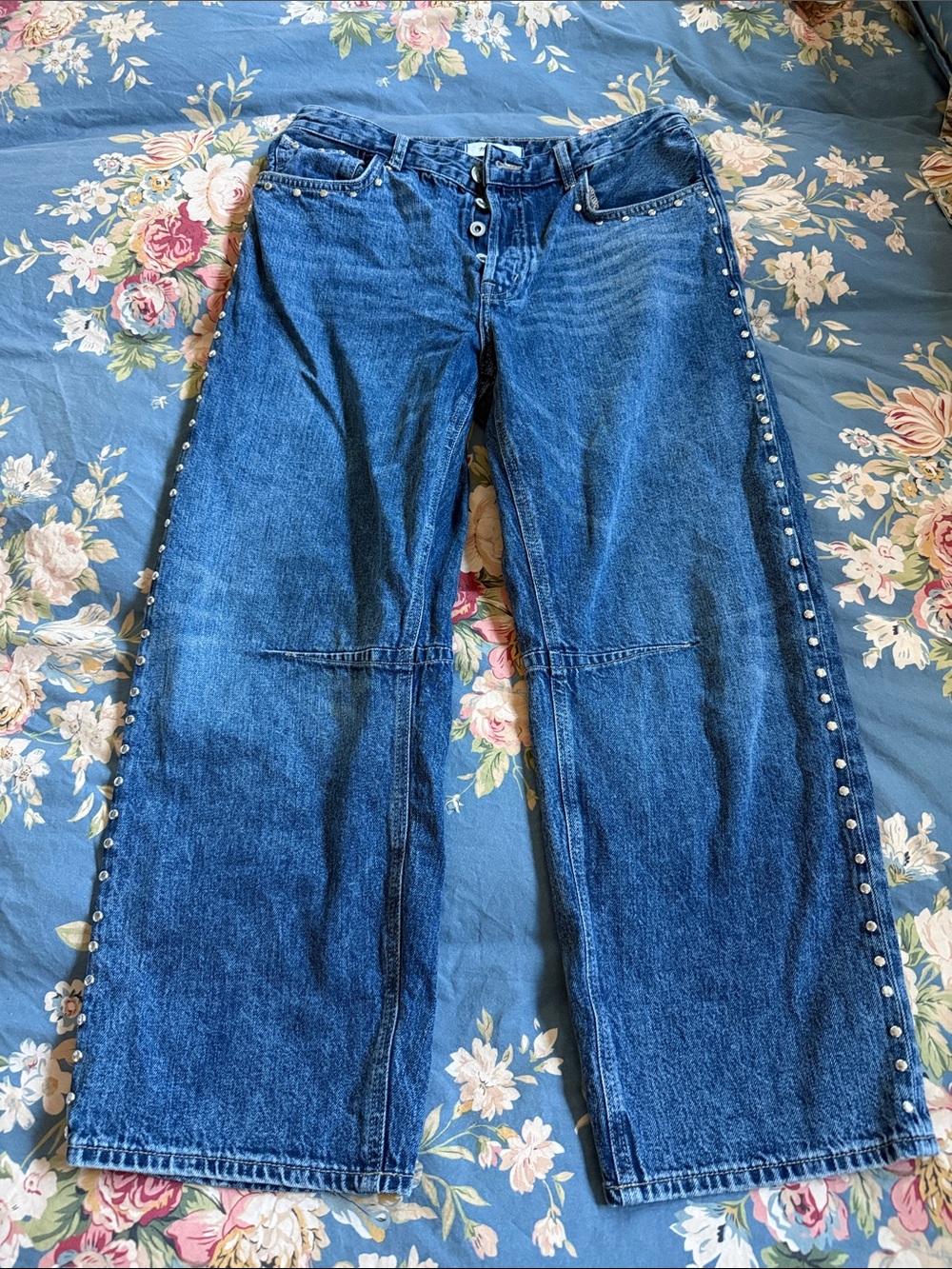 Madewell darted barrel Jean concho wash